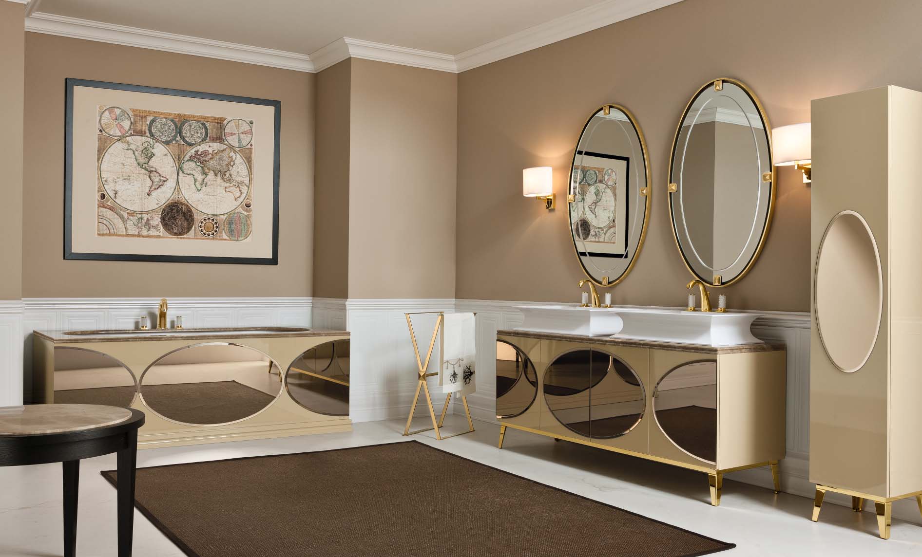 Итальянская мебель для ванной комнаты Rivoli фабрики Oasis