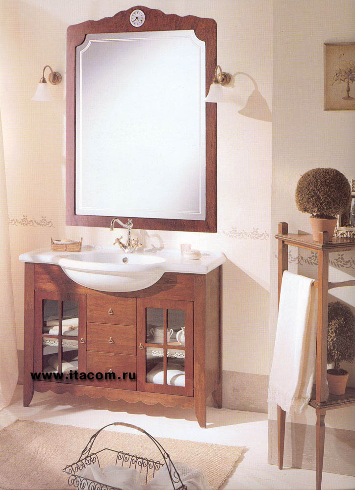 Итальянская мебель д/ванной в стиле Кантри, модель WEST