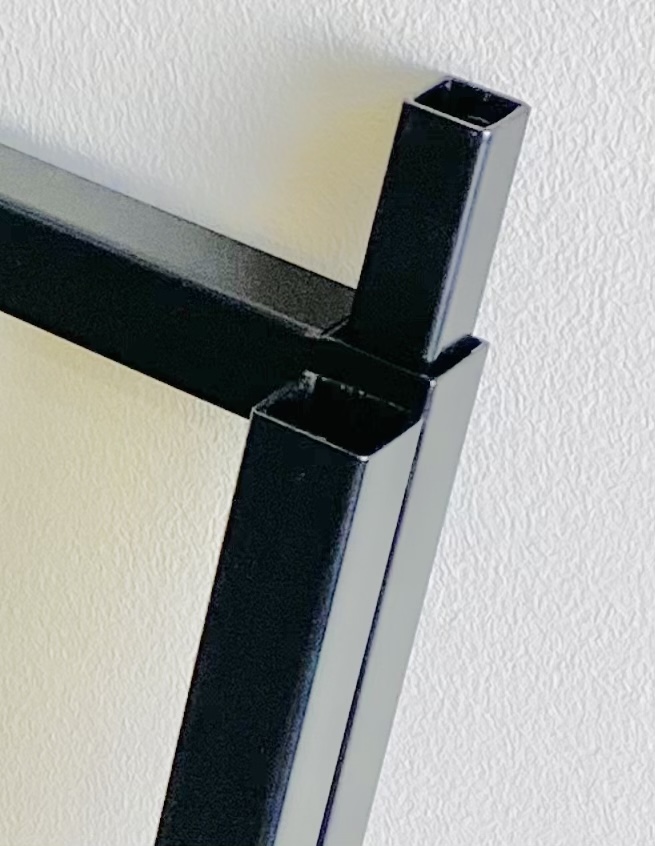 Полотенцедержатель-лестница в стиле лофт L2.Black