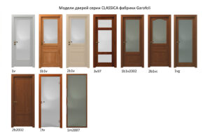 Модели дверей CLASSICA 1