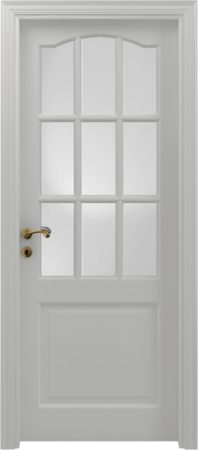 Дверь 1/B/9/VС, цвет белый коллекция CLASSICA