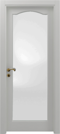 Дверь 1/V/C/G, цвет белый коллекция CLASSICA