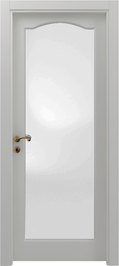 Дверь 1/V/C/G, цвет белый коллекция CLASSICA