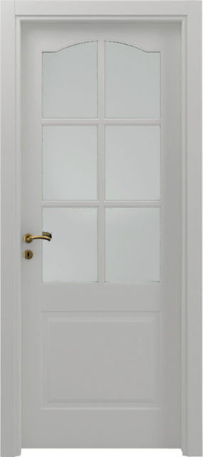 Дверь TEO 1/B/6/V/C, белый коллекция MIRABILIA фабрики Garofoli